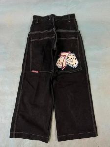 G7 European and American Trendy Street Hip-Hop Printed Wide-Leg Jeans   Mens Fashionable Casual Versatile Cropped Jeans 7/7