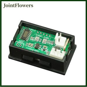 JointFlowers DC 0-100V 10A Digital Voltmeter Ammeter Dual Display Voltage Detector Current Meter Panel Amp Volt Gauge 0.28" Red Blue LED