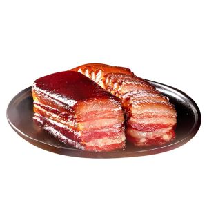 Master Jing firewood bacon smoked bacon pork belly TV with the same meat village salty taste household Hunan bacon 250g
