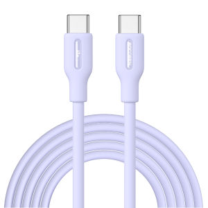 Rocoren Type C Cable Fast Charging PD100W 60W for Xiaomi Samsung Huawei Oppo Vivo Liquid Silicone Cable