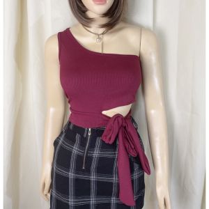 Camille one shoulder croptop
