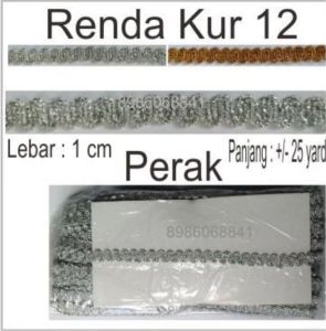 Renda Kur Emas Perak NO12 (+/- 25 yard)