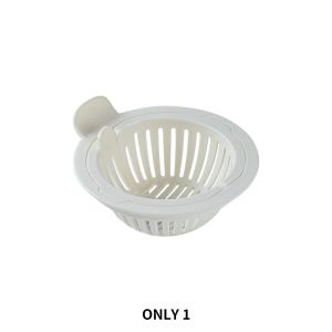 Kitchen Sink Drain Strainer Anti-Clogging Food Slag Strainer Food Waste Catcher Kitchen Gadgets Press Handle