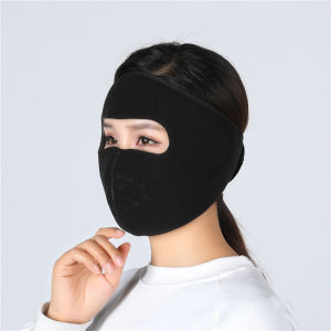 Khẩu Trang Bịt Kín Mặt Chất Liệu Vải Nỉ Dán Sau Gáy Chống Nắng Khẩu Trang Vải Che Tai Ninja Chạy Xe Phượt Nam Nữ Nhiều Màu