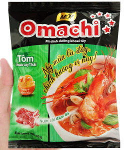 Mì OMACHI xốt tôm chua cay gói 80g ( 1 gói)