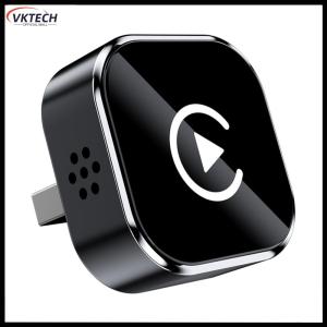 【Vktech】Wired To Wireless Carplay & Android Auto Smart Mini Box Auto Connect Mini Adapter for OEM Wired Carplay Android Auto Car【1-3 days Delivery】