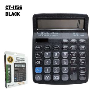 【READY STOCK🛒】CT-1156 14 Digits Check & Correct Calculator Two Way Power 112 Steps Replay Office