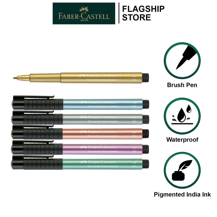 FaberCastell METALLIC 1.5mm Calligraphy Pitt Artist Pen Lazada PH