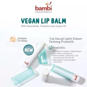 BAMBI VEGAN LIP BALM 4G | LIP BALM BABY |