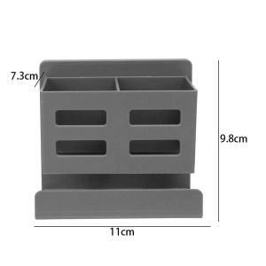 Non-Punch Bathroom Shelves Wall Mounted Drain Water Toothbrush Toothpaste Holders Comb Storage Box