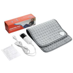 Electric Heated Blanket 9 Level Temperature Control Warm Fleece Energy Efficient 110-120V for Winter Cold Weather