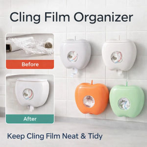 Multi-Functional  Shape Storage Box for Kitchen Eco-friendly Home Organizer Space-Saving Design for Cling Film Bags