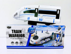 🤖TRAIN WARRIOR HERO COMBINATION WARIOR ROBOT 2 IN 1 DISTORTION DUAL MODE🤖 RBK57181