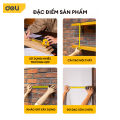 Thước Cuộn Thép Vỏ Bọc Cao Su Deli Cao Cấp - Chất Liệu Chống Gỉ, Khóa Tự Động An Toàn - Sử Dụng Đa Năng - DL3798. 