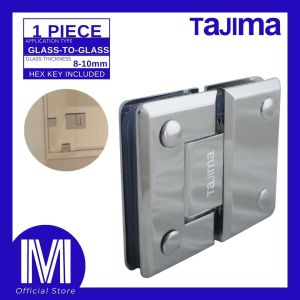 Tajima Stainless 304 Shower Hinge for Glass-to-Glass Application