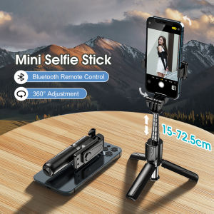 DoomHot Selfie Stick For Phone Stands Selfie Stick Tripod 360 Rotate with LED Fill Light Bluetooth Remote Selfie Stick with Stabilizer for Vlogging Cellphone Desktop Stand Holder Phone Tripod Portable Stretchable Anti-Shake