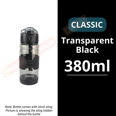 Sports Water Bottle 380ml / 500ml / 700ml / 1L / 1.5L Tritan BPA-Free Plastic Futuristic Robust Drinking Bottle for Adults Students Kids Bottle Sports School Outdoor Cycling 1000ml 1500ml Upstyle 8miles