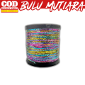 Benang Mutiara 100m Roll Sabiki Assist Hook Rintak Bulu Mutiara Meteran. 