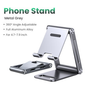 UGREEN Desk Cellphone Stand Adjustable Aluminum Mobile Phone Holder for xiaomi huawei iPhone 16 15 pro max SAMSUNG S24 Ultra SAMSUNG S26 S25 S23 S22 Xiaomi 12T 11t iPhone 12 pro max 13 pro max