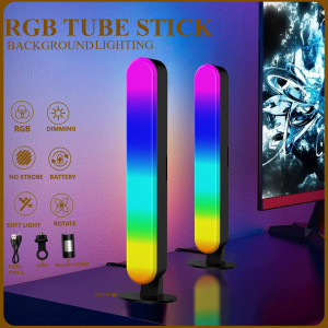MJ-21 Lampu RGB Led Tube Stick Background Stand Mini Portable / RGB Tube Light Lampu Hiasan Meja Warna Warni Adjustable