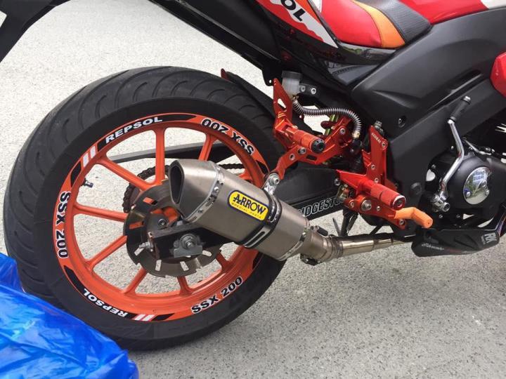 Arrow Muffler Exhaust 51mm Tri Oval (Titanium) Lazada PH