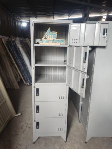 Tủ hồ sơ locker sắt đựng đồ nhân viên có khóa an toàn cho khách để đồ cá nhân y hình giá xưởng ATD