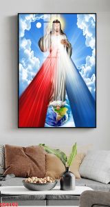 50 x 75cm 60 mẫu tranh CÔNG GIÁO chúa thương xót chúa giesu đức mẹ maria tranh TRÁNG GƯƠNG 3D 5D. Có sẵn móc treo tặng kèm phụ kiện.