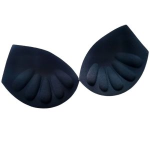 REEBO Breathable Inserts Cups Chest Cup Swimwear Inserts For Women Triangle Latex Bra Pad Bra Padding Chest Enhancers Intimates Accessories