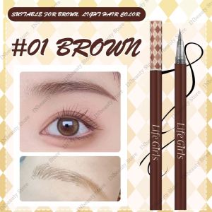 0.01mm Ultra Fine Eyebrows Pencil Waterproof Liquid Eyebrow Pen Professional Makeup Eye Resistant Eyeliner Pen Cosmetics