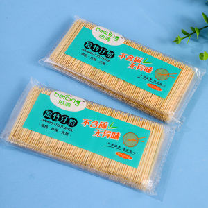 [siêu rẻ] 1000 TĂM TRE xỉa răng 2 đầu nhọn dùng 1 lần tiện lợi 6.5cmGói tăm trúc xỉa răng ăn hoa quả - FELAA