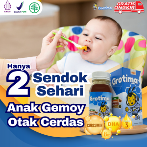 Vitamin anak umur 1 tahun / Vitamin anak otak cerdas / Grotima vitamin anak gemuk dan pintar
