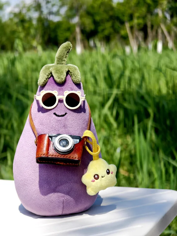 Jellycat Amuseables Aubergine 16cm 40cm Cute Eggplant Doll Dual