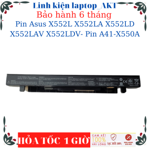 pin dùng cho laptop Asus X552L X552LA X552LD X552LAV X552LDV- Pin A41-X550A