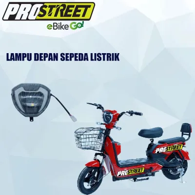 PROSTREET LAMPU DEPAN SEPEDA LISTRIK