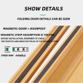 Musi Pvc Folding Door Sliding Door 0.6/6mm Thickness 4 Colors Multiple Uses. 