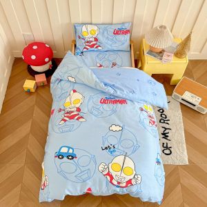 100% Cotton Bedding Set Small Version Classic Ultraman Sanrio Kindergarten Children Set