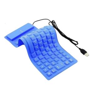 Flexible Rolls up Silicone Keyboards 85Keys USB Wireds Waterproof Dustproof Silents for PC and Laptop