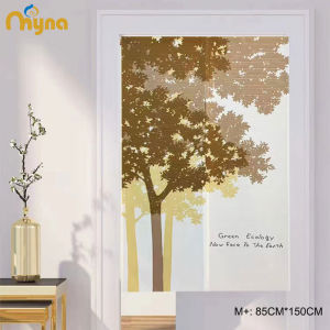 M+(85*150CM)Japanese Door Curtain Restaurant Decoration Half Curtain Cut-off Curtain Terylene Curtain