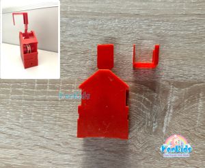 Hộp xoay / hộp lắc loại 1 - phụ kiện thay thế cho Rồng và Thần Tài lắc lư trang trí Lễ Tết - SP0458