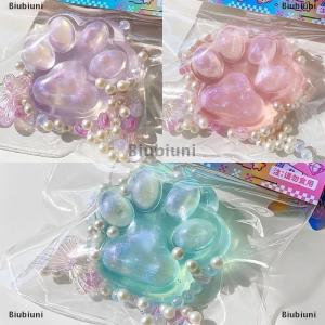 [COD] Biubiuni Squishу Cat Paw Slow Rebound Stress Reducing Toy Pinch Fidget Toy Squishies Squeeze Toy For Kids Adults Holiday Gifts