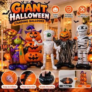 Large Halloween Standing Balloon Halloween Party Decorations Inflatable Balloon Photo Booth Props Home Decor
