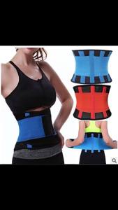 Cross-border best-selling European and American mens and womens sports waist cincher abdominal control belt womens manufacturer supply magic tape fitness waist trainer