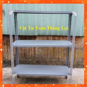 Kệ mâm sắt V lỗ rộng 30cm x dài 15m cao 60cm_80cm_1m_1.2m_1.5m nhiều tầng