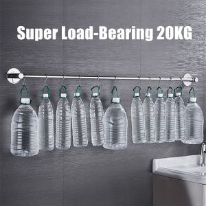 Bathroom Single Towel Bar SUS304 Stainless Steel 30CM-120cm - Wall Mounted Chrome Towel Racks - Durable & Easy to Clean - Space-Saving Design