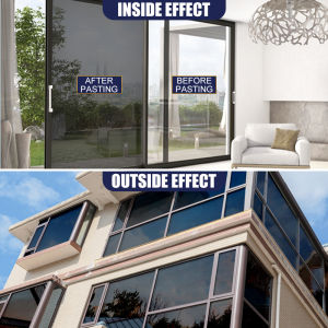 【5 meters full roll】 glass film sunscreen heat insulation film solar film home window sticker anti-peep sunshade self-adhesive