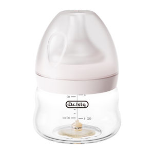 DR.Isla High borosilicate glass feeding bottle for infants aged 0-6 months anti-flatulence and anti-choking wide-mouth and easy-to-clean nipple  GB61