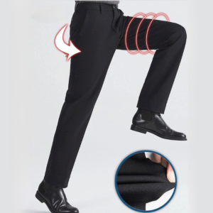 Mens summer casual pants Ice silk stretch mens casual pants