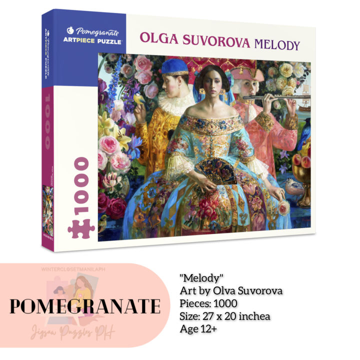 Pomegranate Olga Suvorova The Tamer – 1000 Teile Puzzle, Exotische Kunst Mit Pfauen & Geparden