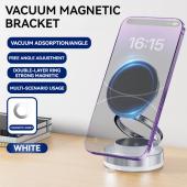 Vacuum Magnetic Phone Holder – 360 ° Rotatable Foldable Strong Suction for Car Desk Kitchen Bathroom Pemegang efon accessories kereta mobile phone suction cup phonestand malaysia