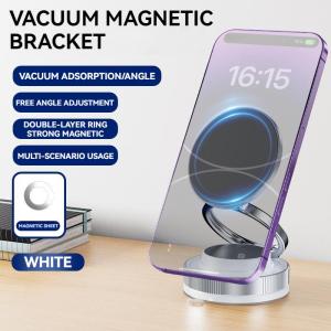Vacuum Magnetic Phone Holder – 360 °   Rotatable Foldable Strong Suction for Car Desk Kitchen Bathroom  Pemegang efon accessories kereta mobile phone suction cup phonestand malaysia